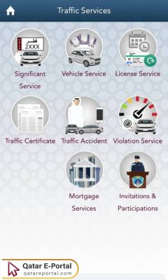 Steps to check Moi Qatar ID traffic violation by Metrash2 app