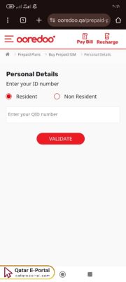 Steps to buy hala Ooredoo SIM card in Qatar