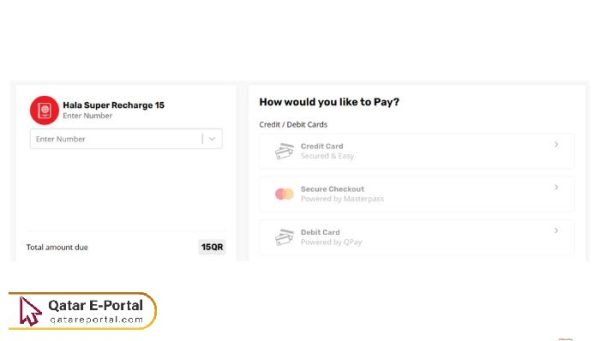 Steps to recharge Ooredoo Qatar by app