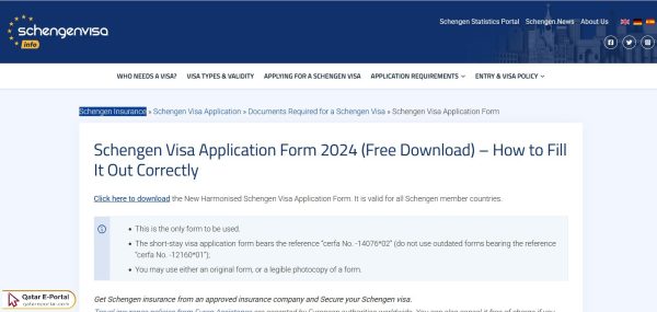 Applying for a Schengen visa from Qatar steps