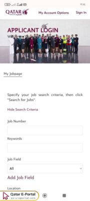 Qatar Airways Careers Login Steps