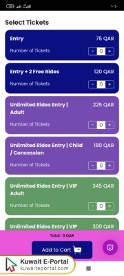 Steps to book tickets for Lusail Winter Wonderland Qatar