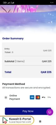 Steps to book tickets for Lusail Winter Wonderland Qatar