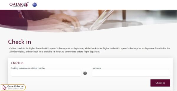 Qatar Airways Online Check In Steps