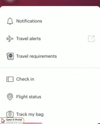 Steps to check in online for a Qatar Airways by app